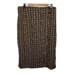 Vintage Trendy Looks Side Button Midi Wrap Skirt Women’s Size 24